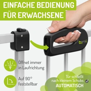 Bomi Türschutzgitter Merle 63-111 Cm XS 5 Bomi Türschutzgitter Merle 63-111 Cm XS – Bild 5