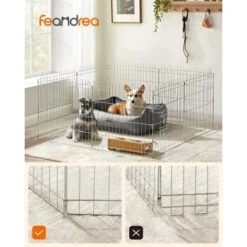 FEANDREA Welpenauslauf Faltbar Silber -Tierbedarf Rabatt Geschäft 034ea72164e2d85ffd165bc01eed11e8005d1053 1500911 de DE 03c91631d21984ef458b2fa9f7cd39f7872b30caQK2LbG