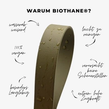 THE DOG IDEA Biothane Halsband Neongelb Schwarz XS 7 THE DOG IDEA Biothane Halsband Neongelb Schwarz XS – Bild 7