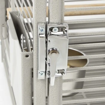 Montana Cages Transportkäfig Evo Hellgrau 5 Montana Cages Transportkäfig Evo Hellgrau – Bild 5