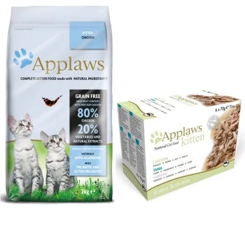 Applaws Kitten Mischfütterungs-Set Applaws Kitten Huhn 2kg + Applaws Kitten Auswahl 6x70g 1 Applaws Kitten Mischfütterungs-Set Applaws Kitten Huhn 2kg + Applaws Kitten Auswahl 6x70g