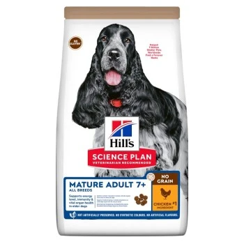 Hill's Science Plan No Grain Mature Adult 7+ Mit Huhn Ohne Getreide 14 Kg 1 Hill's Science Plan No Grain Mature Adult 7+ Mit Huhn Ohne Getreide 14 Kg