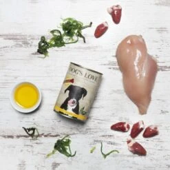 DOG'S LOVE Adult Fleisch Pur B.A.R.F. 6x400g Huhn -Tierbedarf Rabatt Geschäft 1e73277f24dbf3e13acc9e7f5cd78e185effb4db 421e8322e9c321b14ccdf17b4b635ea798754bd7