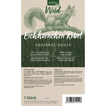 Aniforte Wild Eichhörnchen Kobel 5 Aniforte Wild Eichhörnchen Kobel – Bild 5