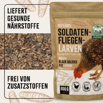 Aniforte FarmLife Soldatenfliegenlarven 800g 3 Aniforte FarmLife Soldatenfliegenlarven 800g – Bild 3