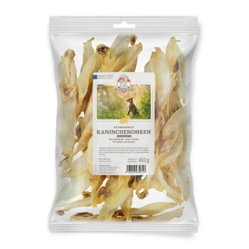 Sissi & Franz Kaninchenohren 400g 1 Sissi & Franz Kaninchenohren 400g