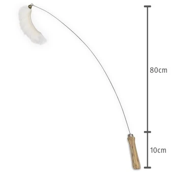 Kater Kasimir Premium Katzenangel Mit 4 Handgemachten Anhängern Aus Naturmaterial 2 Kater Kasimir Premium Katzenangel Mit 4 Handgemachten Anhängern Aus Naturmaterial – Bild 2