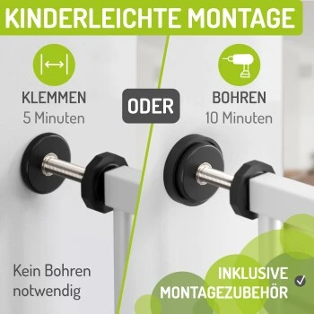 Bomi Türschutzgitter Merle 63-111 Cm XS 4 Bomi Türschutzgitter Merle 63-111 Cm XS – Bild 4