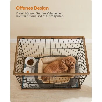 FEANDREA XXL Welpenauslauf Stahl-Gitter 92,5 Cm, 57,5 Cm, 64 Cm 3 FEANDREA XXL Welpenauslauf Stahl-Gitter 92,5 Cm, 57,5 Cm, 64 Cm – Bild 3