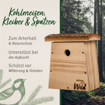 Aniforte Wild Nistkasten Für Kohlmeisen 3 Aniforte Wild Nistkasten Für Kohlmeisen – Bild 3