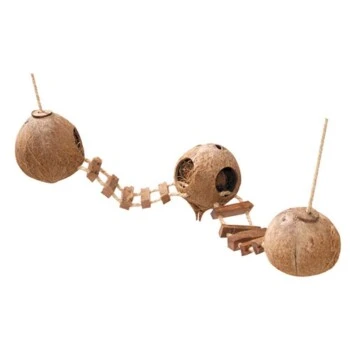 Europet Bernina 3er Kokosnuss Mit Leiter Und Seil 1 Europet Bernina 3er Kokosnuss Mit Leiter Und Seil