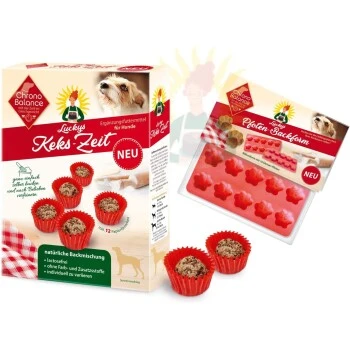 ChronoBalance Backmischung Für Hundekekse Getreidefrei + Form Mit Apfel & Dinkel 1 ChronoBalance Backmischung Für Hundekekse Getreidefrei + Form Mit Apfel & Dinkel