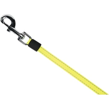 AniOne Rollleine Reflect Schwarz/ Gelb S 2 AniOne Rollleine Reflect Schwarz/ Gelb S – Bild 2