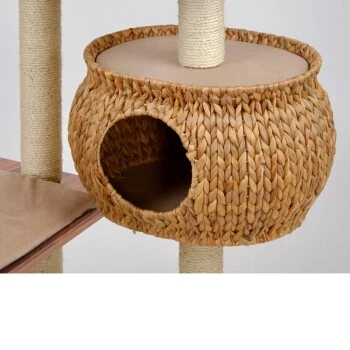 Silvio Design Katzenbaum Cosy Sky Walnuss 3 Silvio Design Katzenbaum Cosy Sky Walnuss – Bild 3