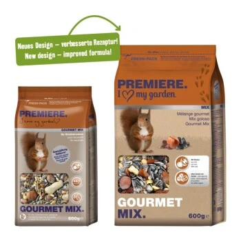 AniOne Eichhörnchen Futterspender Mit PREMIERE Eichhörnchenfutter Gourmet Mix 600g 2 AniOne Eichhörnchen Futterspender Mit PREMIERE Eichhörnchenfutter Gourmet Mix 600g – Bild 2