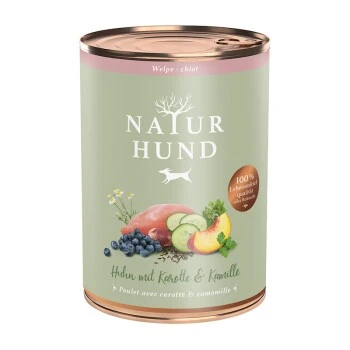 NATUR HUND NATURHUND Welpe Junior 6x400g 1 NATUR HUND NATURHUND Welpe Junior 6x400g