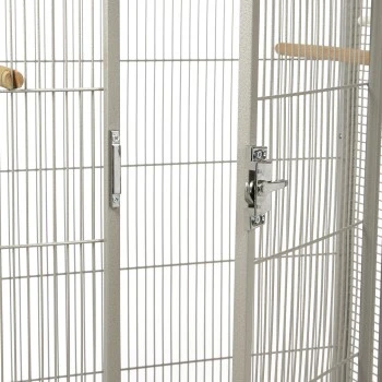 Montana Cages Vogelkäfig Melbourne 80 Hellgrau 5 Montana Cages Vogelkäfig Melbourne 80 Hellgrau – Bild 5