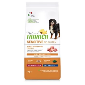 Natural Trainer Sensitive No Gluten Adult Schwein 12kg 1 Natural Trainer Sensitive No Gluten Adult Schwein 12kg