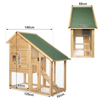 Lionto Kleintierstall, 140x65x119cm 4 Lionto Kleintierstall, 140x65x119cm – Bild 4