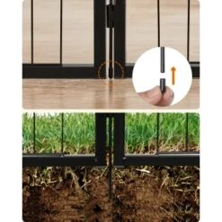 FEANDREA L Hundezaun 8 Platten Schwarz Schwarz 1,6 M, 1,6 M, 60 Cm -Tierbedarf Rabatt Geschäft 98cb85f4dae3237153060ae5a7986d45ca8aa7af 1500921 de DE 5d574e8d4e49ee98f0c5b6342dd79c17caedda798sQTYc