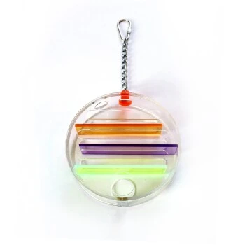 HappyBird Papageienspielzeug Treat Wheel Maze 2 HappyBird Papageienspielzeug Treat Wheel Maze – Bild 2