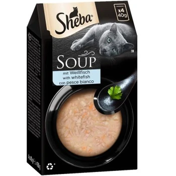 Sheba Soup 40x40g Weißfisch 1 Sheba Soup 40x40g Weißfisch