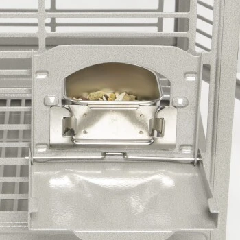 Montana Cages Transportkäfig Evo Hellgrau 3 Montana Cages Transportkäfig Evo Hellgrau – Bild 3