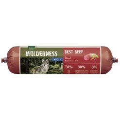 REAL NATURE WILDERNESS Wurst Adult 6x400g Best Beef - Rind Mit Amaranth & Karotte