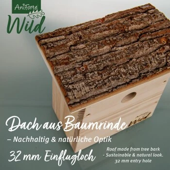 Aniforte Wild Nistkasten Für Kohlmeisen 2 Aniforte Wild Nistkasten Für Kohlmeisen – Bild 2