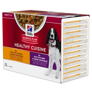 Hill's Science Plan Healthy Cuisine Adult Chicken & Beef Ragout 12x90 G 1 Hill's Science Plan Healthy Cuisine Adult Chicken & Beef Ragout 12x90 G