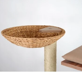 Silvio Design Katzenbaum Cosy Sky Walnuss 2 Silvio Design Katzenbaum Cosy Sky Walnuss – Bild 2