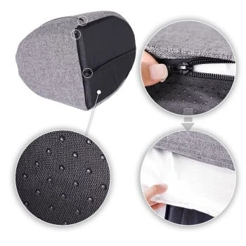 Lionto Katzenhöhle Mit Wendekissen Hellgrau 5 Lionto Katzenhöhle Mit Wendekissen Hellgrau – Bild 5