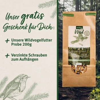 Aniforte Wild Futterspender Für Wildvögel + 200g Futter 4 Aniforte Wild Futterspender Für Wildvögel + 200g Futter – Bild 4