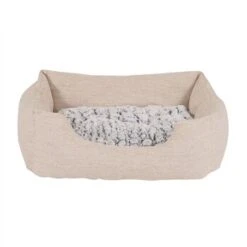 Lionto Hundebett Mit Wendekissen Meliert S