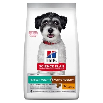 Hill's Science Plan Perfect Weight + Active Mobility Adult Small & Mini Mit Huhn 6 Kg 1 Hill's Science Plan Perfect Weight + Active Mobility Adult Small & Mini Mit Huhn 6 Kg