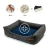Rexproduct Otto Orthopädisches Hundebett Grau S-XL Dunkelblau S