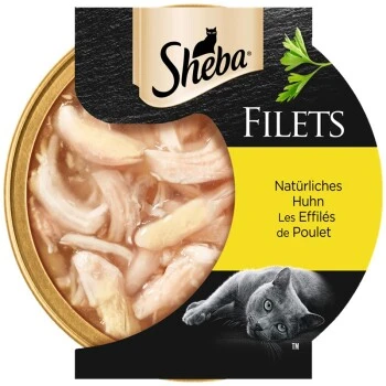 Sheba Filets 16x60g Huhn 2 Sheba Filets 16x60g Huhn – Bild 2