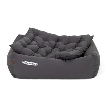 Doctor Bark Hundebett Grau S 2 Doctor Bark Hundebett Grau S – Bild 2
