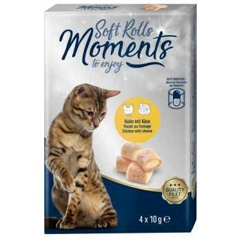 MOMENTS Soft Rolls 6x4x10g Huhn & Käse 1 MOMENTS Soft Rolls 6x4x10g Huhn & Käse