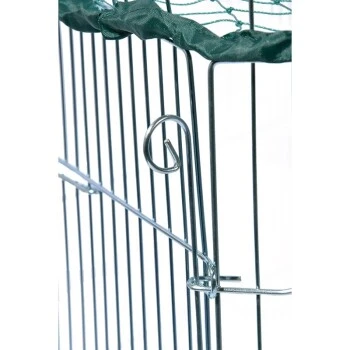 Dobar Freigehege Für Jungtiere, Silber 4 Dobar Freigehege Für Jungtiere, Silber – Bild 4