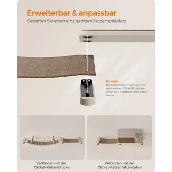 FEANDREA Clickat Katzen-Hängematte 4 FEANDREA Clickat Katzen-Hängematte – Bild 4