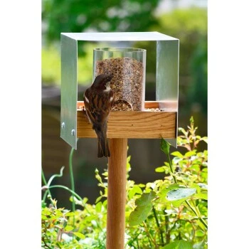Dobar Vogelfutterhaus Bauhaus II Eiche 1 Dobar Vogelfutterhaus Bauhaus II Eiche